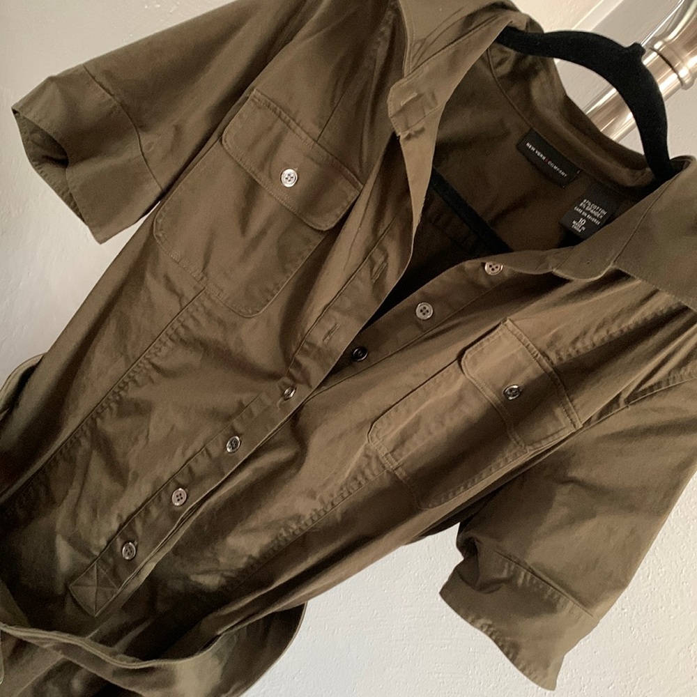 Army green dress